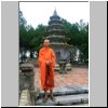 Hue - ein Mönch auf dem Gebiet der Thien Mu Pagode