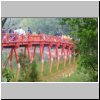 Hanoi - die rote Brücke auf dem Hoan Kiem See
