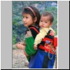 in den Bergen von Lao Cai - Kinder der Flower-Hmong